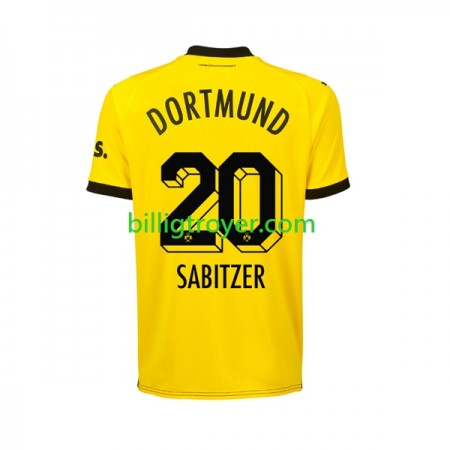 Billige Fotballdrakter Borussia Dortmund Marcel Sabitzer 20 Hjemmedraktsett 2023/24 Kortermet